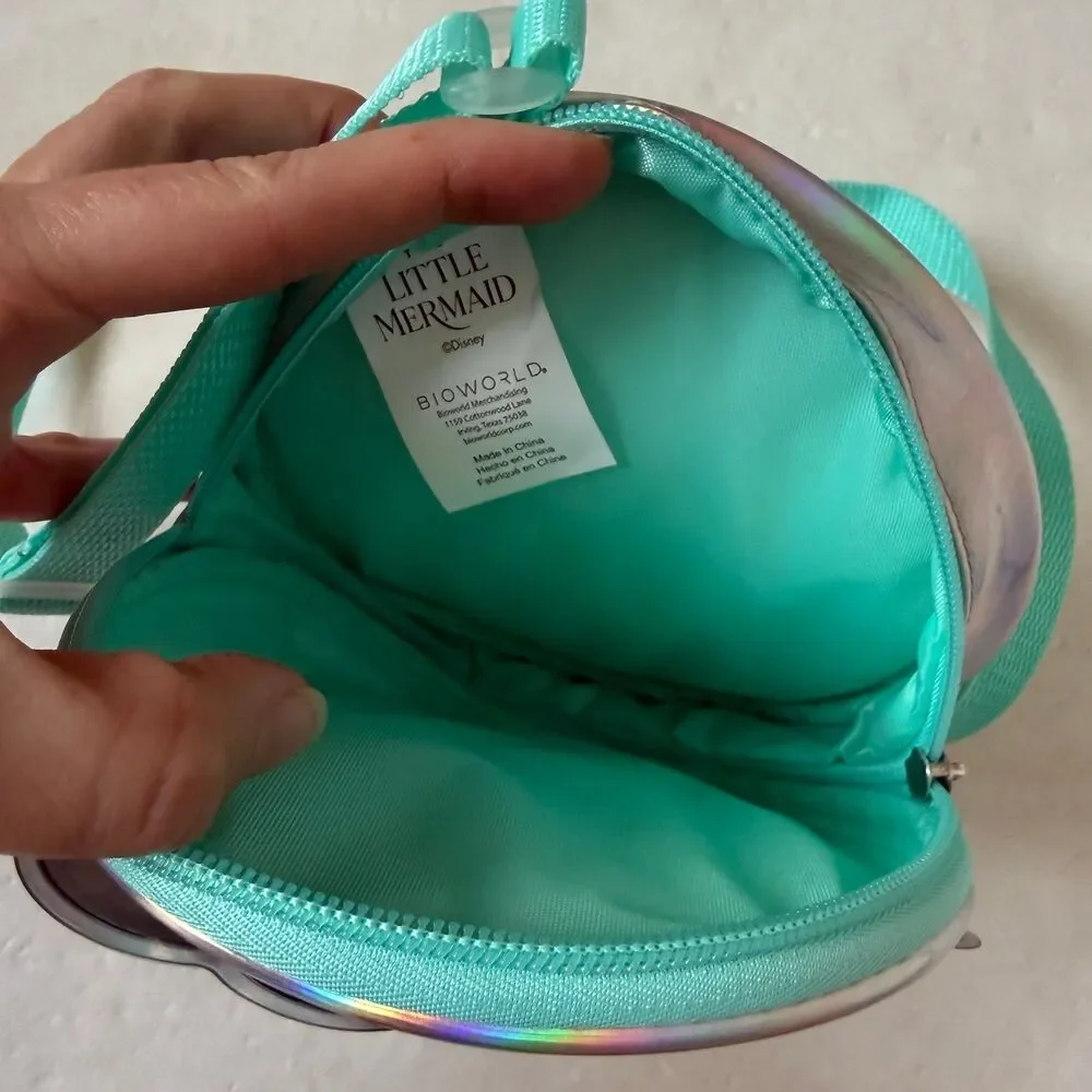 Disney The Little Mermaid Sea Shell Purse Shinny Ariel Inspired